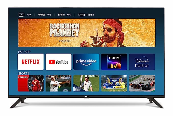 VW 80 cm (32 inches) HD Ready Android Smart LED TV
