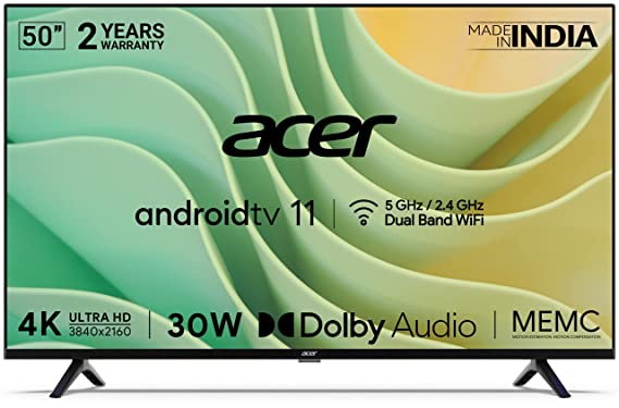 Acer 127 cm , Series 4K Ultra HD Android Smart LED TV
