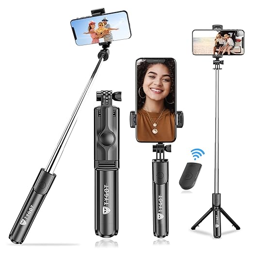 Tygot Bluetooth Extendable Selfie Sticks