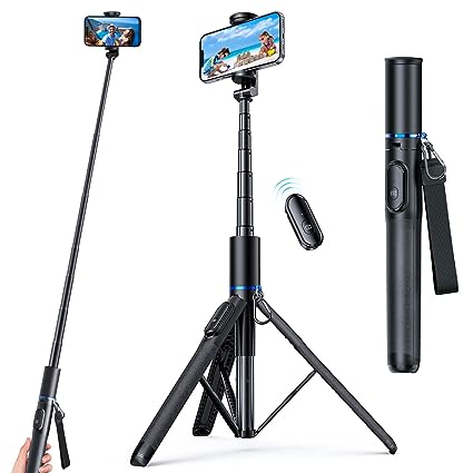 Selfie Stick Tripod, Extendable All in One Phone Tripod