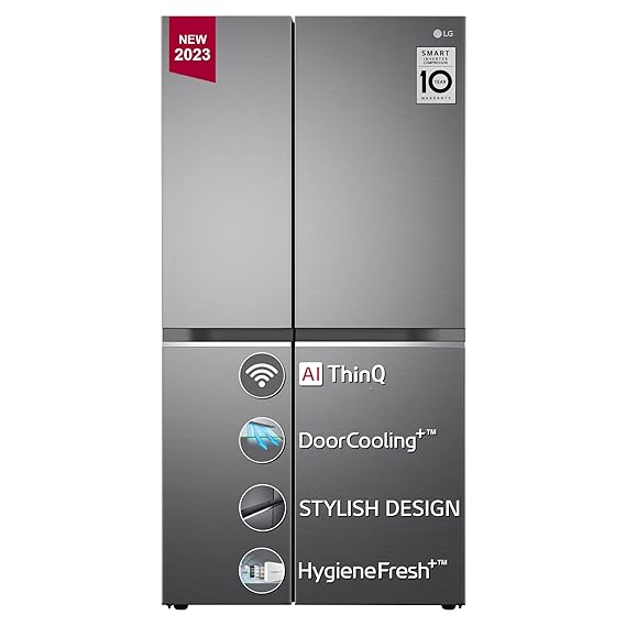 LG 655 L Frost-Free Inverter Wi-Fi Side