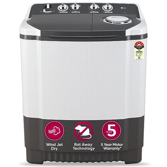 LG 7 Kg 5 Star Semi-Automatic