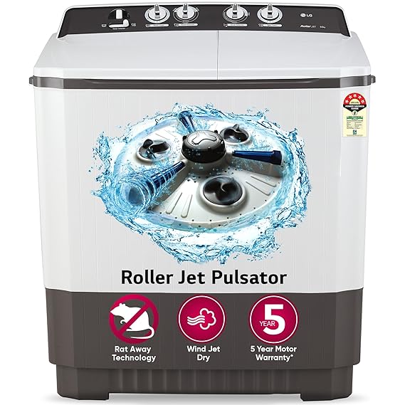 LG 9 Kg 5 Star Wind jet dry